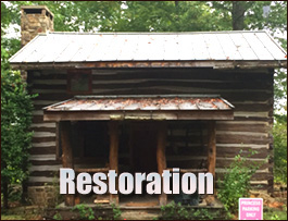Historic Log Cabin Restoration  Sandy Hook, Virginia